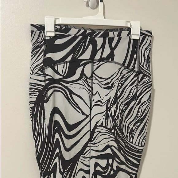 Lululemon Swift Speed Spin Off Jacquard Vapor Graphite Grey Leggings Size 10 - Picture 1 of 6